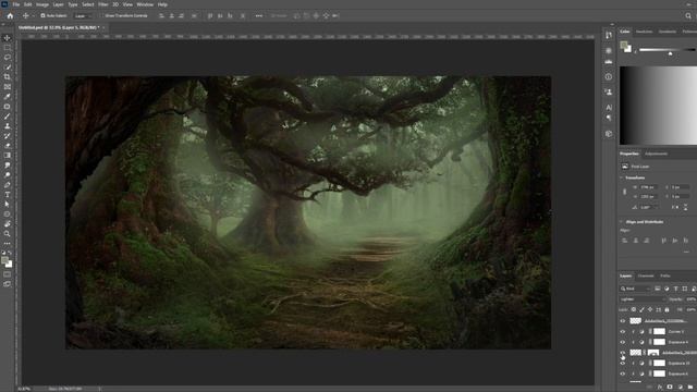 Fantasy Forest Environment – Photoshop Speedart Timelapse смотреть онлайн
