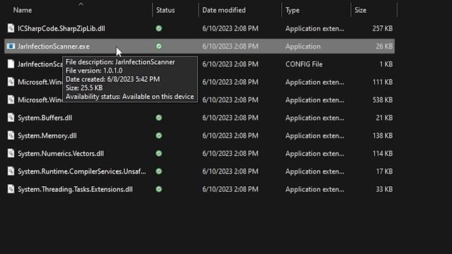Scan If Your Minecraft Jar Files Are Infected With The Fractureiser Virus смотреть онлайн