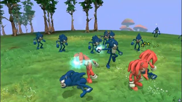 100 Sonic vs 100 Knuckles | Cartoon War [S2E3] | SPORE смотреть онлайн