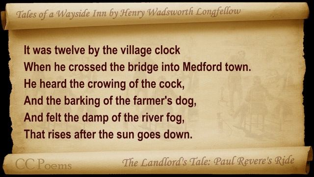 02 - Tales of a Wayside Inn - The Landlord's Tale - Paul Revere's Ride смотреть онлайн