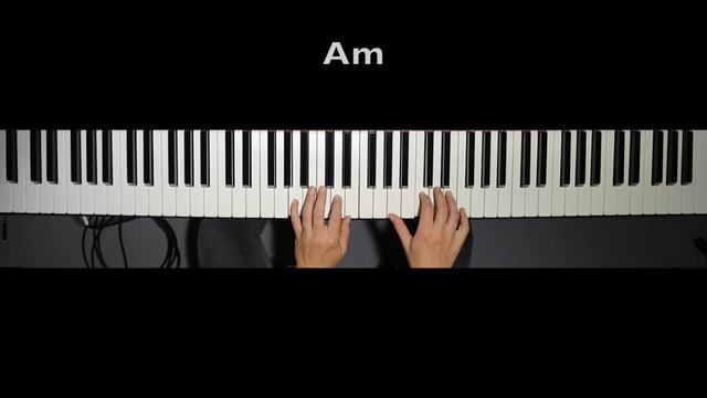 Greensleeves - Easy piano piece with chords in A minor смотреть онлайн