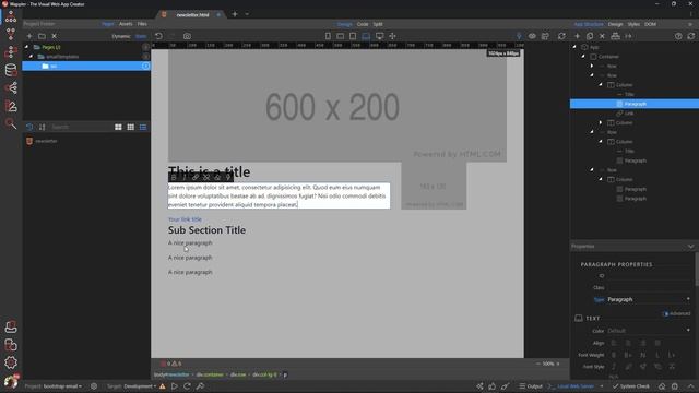 Bootstrap-Email for Wappler: Create an Email Template смотреть онлайн