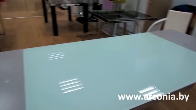 Стол трансформер B 2109-3 белое стекло смотреть онлайн