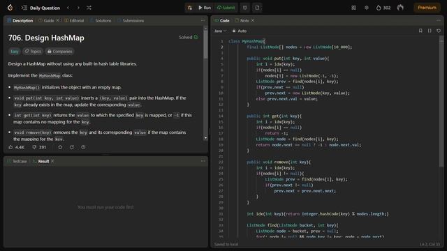 706 Design HashMap | LeetCode | Daily Challenge | Implement HashMap without built-in libraries. смотреть онлайн