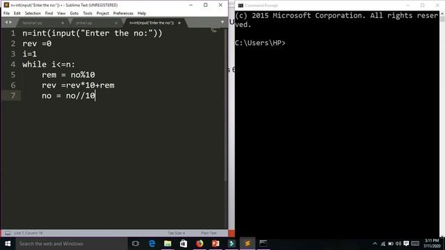 03 Reverse number in python смотреть онлайн