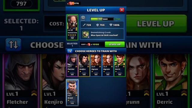 Empires Puzzles :HAMMERTUSK full leveling/embleming/limit breaking (my fingers have been surffering смотреть онлайн