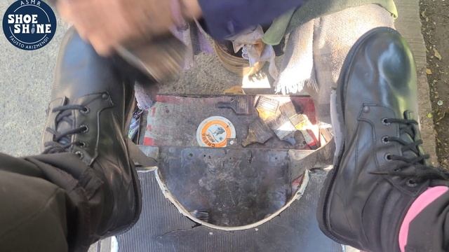 S6E142 Just a fast shoe shine service #ASMR #shoeshine #faustoarizmendi смотреть онлайн