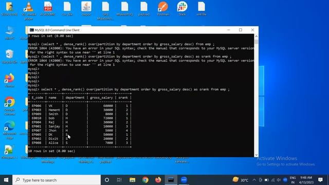 Big Data | Sql | Department wise highest salary | GRS IT Training | смотреть онлайн