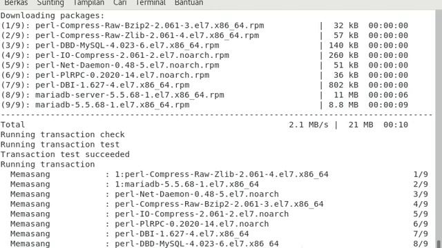 install web server apache php dan mysql di linux centos смотреть онлайн