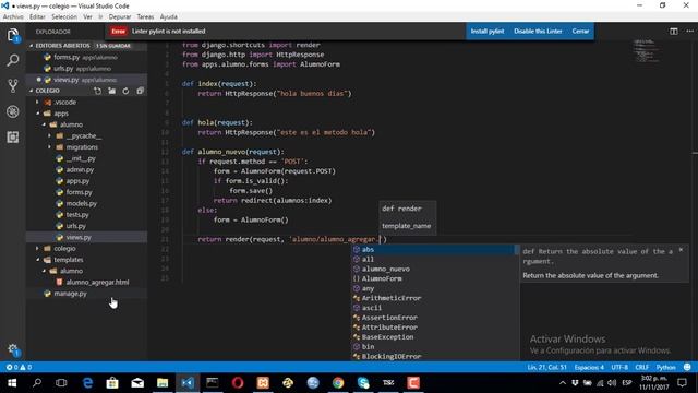 Django método para renderizar formulario смотреть онлайн