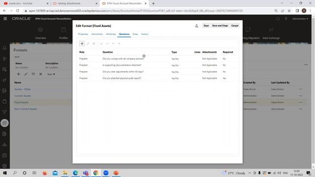 Oracle ARCS Adding Attachments Comments Questions | ARCS Tutorials | BISP Oracle ARCS Consultants смотреть онлайн