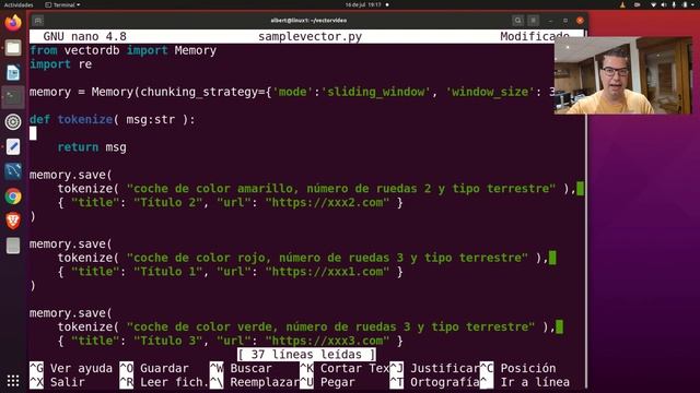 Tutorial de bases de datos Vectoriales, LangChain y ChatGPT смотреть онлайн
