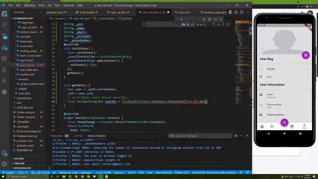 Flutter&Firestore Fetch data from the Firestore database смотреть онлайн