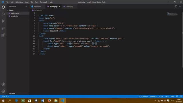 Comment envoyer un email depuis localhost смотреть онлайн