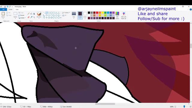 [Drawing Genshin Impact on MSPaint] Drawing Tsundere Mona on MSPaint using mouse смотреть онлайн