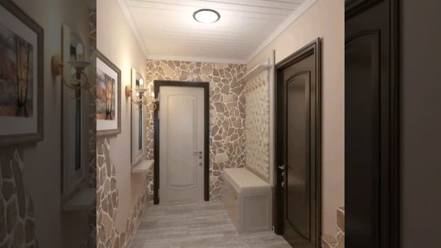 Дизайн. (Декоративный камень в прихожей)Часть 2.#Дизайн смотреть онлайн