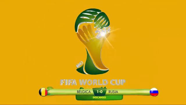 2014 FIFA World Cup Brazil - Simulación del partido Bélgica vs Rusia смотреть онлайн