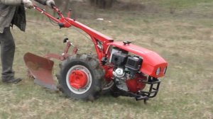 Мотоблок МТЗ | Вспашка целины Беларусом собственной сборки