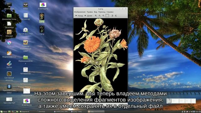 Работа с растровыми изображениями: очистка фона 2 смотреть онлайн