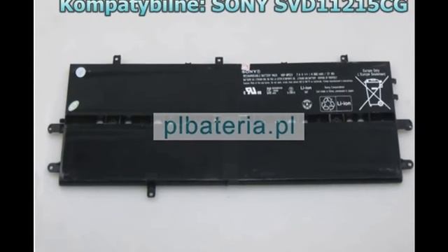 SONY SVD11215CG VGP-BPS31A VGP-BPL31 7.4V 37Wh 6-ogniw bateria do laptopa, akumulator смотреть онлайн