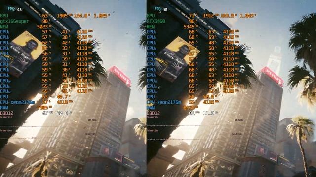 XEON2176M Vs GTX1660SUPER/RTX3060 ---FSR-ON/OFF---INTEL XeSS