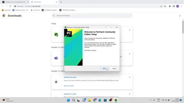 Install Pycharm In Windows 11 For Free #python #programming #codewithharry смотреть онлайн