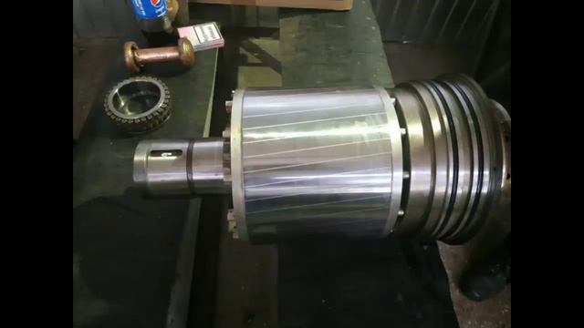 Spindle repair OKUMA B400(замена шпиндельных подшипников) смотреть онлайн