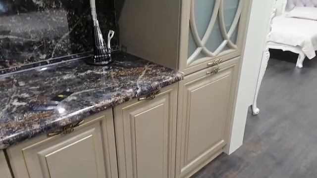 Кухня Версаль угловая 3900х2100 Капучино матовый Фортуна мебель. смотреть онлайн