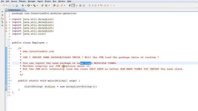 CAN I IMPORT SAME PACKAGE CLASS TWICE IN JAVA смотреть онлайн