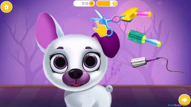 Fun Pet Care Kids Game - Kiki & Fifi Halloween Salon - Scary Pet Makeover and Dress Up Game for Kid смотреть онлайн