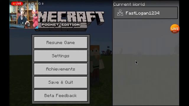 (LIVE) Minecraft PE plus Talk (Feat. Logan DaGreat Gamer) смотреть онлайн