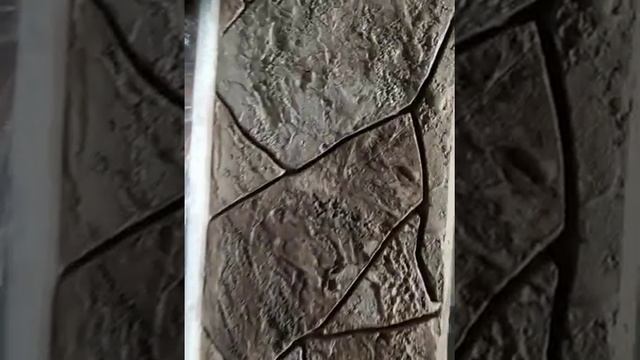 Колона из гипсовой штукатурки. имитация камня. смотреть онлайн