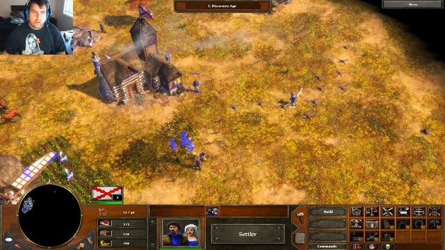 Age Of Empires 3 - 1v1v1 смотреть онлайн