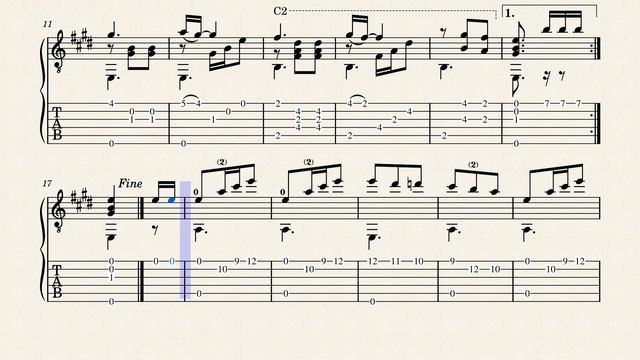 Amy Waltz - Janon, Charles de (1834 - 1911) - Tablature смотреть онлайн
