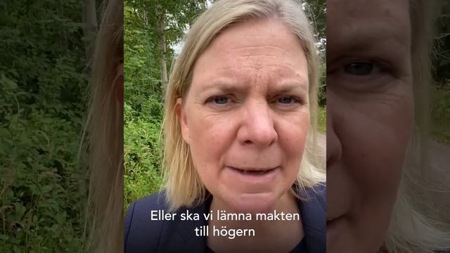 Magdalena Andersson - Rösta på Socialdemokraterna den 11 september! (11.08.22) смотреть онлайн