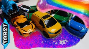 Тоботы делают Слайм и новые Роботы Металионы - сборник лучших серий про Тоботы. Tobot Metalions