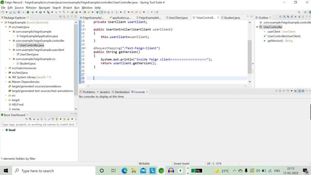 MS : Session 20: OpenFeign Communication with Server For Insert Details Into MongoDB смотреть онлайн