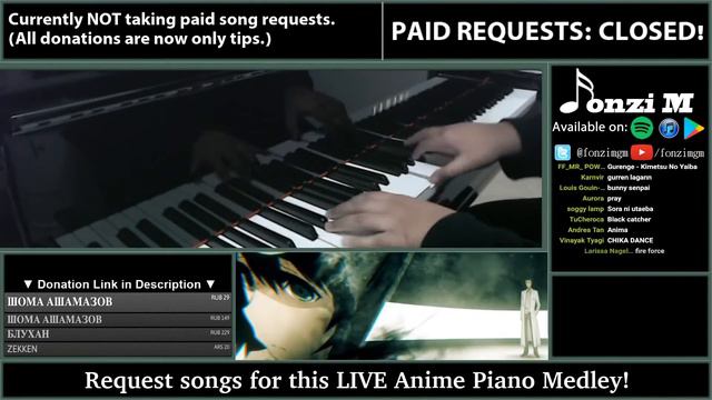 IMPROVISING 100 ANIME SONGS IN 60 MINUTES!!! (Piano Medley) смотреть онлайн
