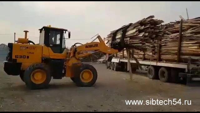 Фронтальный погрузчик Amur DK630 смотреть онлайн