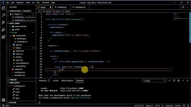 React js tutorial for beginner | Part 10 State and props [hindi] | 2020 смотреть онлайн