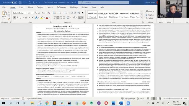 QA Automation Mock Interview with 4 Hiring Managers. S7 смотреть онлайн
