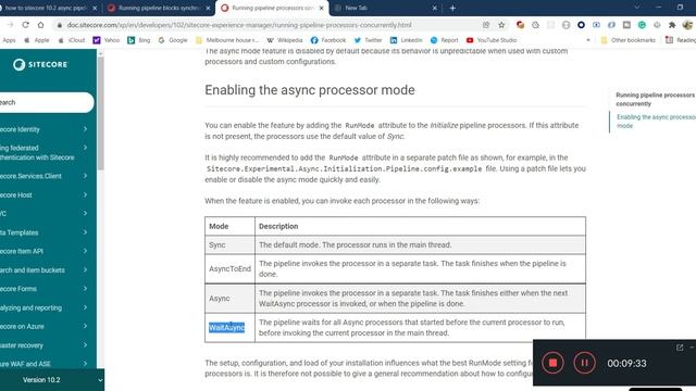 Sitecore 10.2 - Async Processors | Running processor concurrently смотреть онлайн