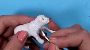 Леплю РЫСЬ из полимерной глины ? Лепка животных ? Анна Оськина