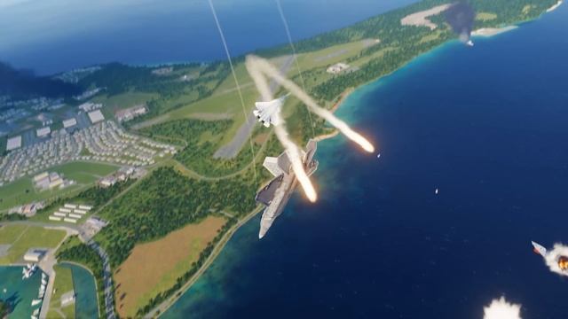 Thrust Vectoring | F-22 Raptor Vs Su-57 | Digital Combat Simulator | BOSS FIGHT | DCS | смотреть онлайн