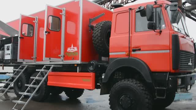 Автомастерская с жилым модулем Купава-673150