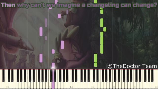 A Changeling Can Change - My Little Pony: FiM - Synthesia Piano Cover смотреть онлайн