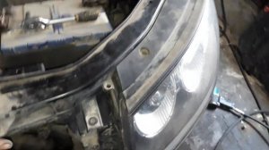 Santa fe V6 замена генератора полный геморой