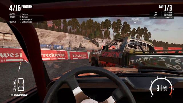 #wreckfest Jolly tries banger racing