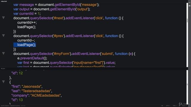 JSON+AJAX+API 0614 Code Review JSON server смотреть онлайн