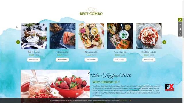 TopzFood - Multipurpose VirtueMart eCommerce Joomla Templates смотреть онлайн